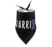 Dog Bandanas Warrior Cleft and CraniofacialAwareness Puppy Pet V-Neck Bibs Scarf Triangle Adjustable Kerchief Accessories for Small Medium Large Puppy Cat