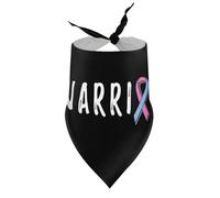Dog Bandanas Warrior Sudden Infant Death Syndrome Awarenes Puppy Pet V-Neck Bibs Scarf Triangle Adjustable Kerchief Accessories for Small Medium Large Puppy Cat