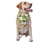 Dog Bandanas, Wine Bottle Grape Triangle Bibs Dog Scarfs Dog Handkerchief, Cute Dog Accessories Dog Bandanas