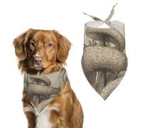Dog Bandanas with Sailing Pirate Octopus Printed Dog Scarf Dog Bibs Washable Polyester Handkerchief Scarf Triangle Bandana for Small Medium Large Dogs