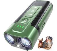 Dog Bark Control Device - Ultrasonic Anti-Bark Device with 50 Feet Range, Rechargeable No Barking Device for Dogs or Neighbors Dogs Portable Safe for Pet/Human, Green