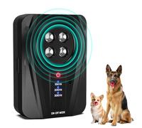 Dog Bark Deterrent Device, 33FT Auto Anti Bark Devices for Dogs, Dog Barking Device with 3 Modes, Rechargeable Indoor Anti Barking Device, Dog Barking Control Device Safe for Small Large Dogs