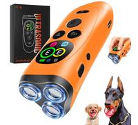 Dog Bark Deterrent Device, 3X Ultrasonic Anti Bark Protection with Color LCD Screen, 7 Training Modes, 10M Range, Correct Bad Behavior Indoor and Outdoor, Safe and Humane