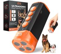 Dog Barking Deterrent Devices with Flashlight & Beep - Bark Shield for Dogs - Best Anti Barking Device for All Breeds with Whistle, Belt Clip & Cloth Bag - No Barking Device for Dogs