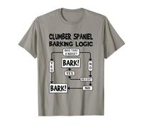 Dog Barking Logic, funny dog gift, Funny Clumber Spaniel T-Shirt