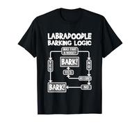 Dog Barking Logic, funny dog gift idea, Funny Labradoodle T-Shirt