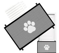 Dog Barrier Mesh Dog Barrier Foldable Dog Barrier Retractable Pet Barrier Wide Pet Gate Folding Fence Net for Stairs Gates Hallways Cooks
