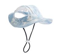 Dog Baseball Caps, Adjustable Fisherman's Hat for Cats, Adjustable Drawstring Cat Sunbonnet with Ear Holes Pet Accessories for Kitten & Outdoor
