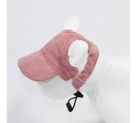Dog Baseball Hat - Adjustable Velvet Cap With Ear Holes, Outdoor Pet Visor For Small Medium Large Dogs, Adjustable Dogs Hats, Summer Sun Shade, Breathable Dog Beach Hat For Walking Hiking Climbing