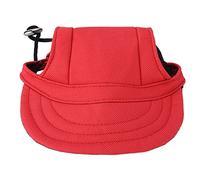 Dog Baseball Hat for Small Dogs, Adjustable Sun Protection with Ear Holes, Breathable Canvas & Oxford Fabric - Comfortable Outdoor Pet Sports Hat for Summer Hiking and Daily We (M)