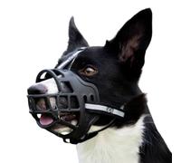 Dog Basket Muzzle, Adjustable Silicone Cage Dog Muzzle For Medium To Large Dogs Red, Black Sizes 1#-6#(Black,2#)