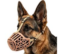 Dog Basket Muzzle Breathable Mouth Protector Cover for Dogs | for Muzzle Face Animal Puppy Cat Duck Parrot Grooming Size Training Search