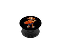 Dog Basketball/Basketball Dog PopSockets Adhesive PopGrip