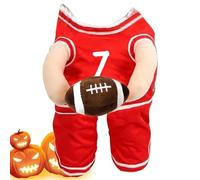 Dog Basketball Jersey - Pet Sports T-Shirt with Funny Leashes Dog Basketball Costume Dog Basketball Outfits Cute Halloween Costumes for Ma