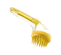 Dog Bath Brush - 7.09x2.76x2.95 inches Gentle Massage Cleansing Scrubber for Puppies, Pet Grooming Brush with Soft Bristles, Home Groomers Scrub for Swimming Pool Beach or Travel Use