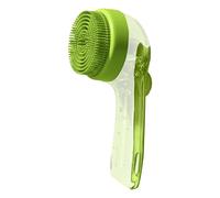 Dog Bath Brush - 7.48 Inch ABS PP - Pet Shower Scrubber with Spray Action for Massage, Deep Cleansing Shampoo Distribution and Easy Care at Home or on the Go