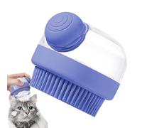 Dog Bath Brush, Cat Bath Brushes | Portable Shampoo Brush for Small Dogs - Short Cat Comb with Shampoo Dispenser, Pet Bath Scrubber for Dogs PE