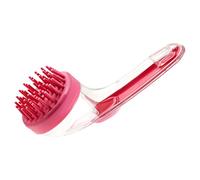 Dog Bath Brush - Dog Massage Brush & Shampoo Dispenser | Reusable Care Tool For Small Animals And Cats Puppies Steam Hair Types