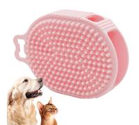 Dog Bath Brush, Dog Scrubber For Bath, Pet Bath Comb Brush, Double Side Dog Wash Brush With A Hook, Pet Cleaning Brush, Pet Grooming Tool For Long Short Haired Dogs And Cats, Pet Supplies