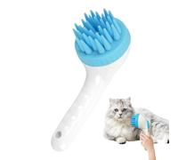 Dog Bath Brush - Dog Shampoo Brush Scrubber | Pet Scrubber Bath Brush | Long Handle Fish Press The Shampoo Brush For Bath