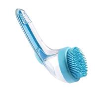 Dog Bath Brush, Dog Washing Not Easy to Deform: Constructed with a Dense Bristle Layout in the Silicone Brush Head and Achieves a Deep Cleaning Power and Soft and Gentle, What It Ideal