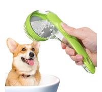 Dog Bath Brush - Pet Cleaning Washer, Canine Coat Groomer | Dog Hair Scrubber, Massage Shower Tool, Cleansing Brush, Soft Bristle Applicator, Bathing Supply for All Breeds of Dogs