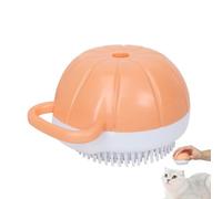 Dog Bath Brush - Pumpkin Shape Tool with Soft Material and Soap Dispenser - Hair Care Brush for Pets | for Hair Care & On the Go - Home, Outdoor, Travel & Summer