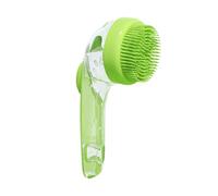 Dog Bath Brush Scrubber, Bathing Brush for Dog Bath, with Soap Dispenser, Gentle Deshedder Massager Tool, Portable Scrub, Puppy Cleaning, Bathtub Washing