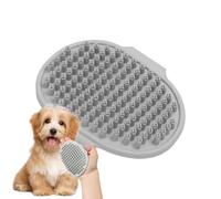 Dog Bath Brush - Soft Bristles for Care and Massage as a Comb - Massage Brush for Dogs when Bathing, for Short Haired Pets Cats Puppies Washing Cleaning Bathing