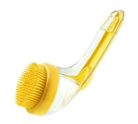 Dog Bath Brush - Soft Silicone Bristles with Soap Dispenser Shampoo, Long Handle Massager Animals | Washing Foam Brushes for Dogs Cats Puppies