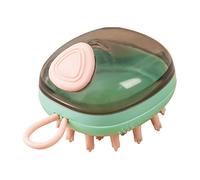 Dog Bath Brush with 3-in-1 Soap Dispenser - Ideal for long and short haired dogs and cats, creates rich lather while massaging during pet shower routines