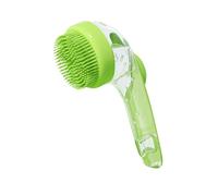 Dog Bath Brush with Long Handle - Silicone Pet Shampoo Dispenser Brush for Bathing, Massage & Grooming - Ergonomic Grip for Comfortable Use - Leak-Proof Design for All Dog Breeds