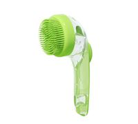 Dog Bath Brush with Soap Dispenser Long Handle Shampoo Massage for Pet Shower Cleaning Grooming Fur Care