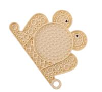 Dog Bath - Puppy Lick Rug, Suction Fighter Lick Bowl Mat Shape | Sliding Plate, Tray, Slow Slow Feed