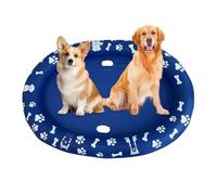 Dog Bath - PVC 140x100cm Dog Pool Float | Foldable Inflatable Non-Slip Anti-Scratch Pet Bathtub | Floating D-og Pool for Backyard Swimming and Summer Fun