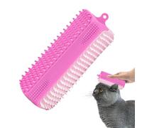 Dog Bath Scrubber, Ergonomic Dog Bath Brush, Gentle Triangle Shape Deep Cleaning Tool for Small Medium Breeds Puppy Kitten Cat