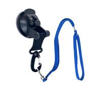 Dog Bath Tether - 20 Inch Suction Cup Cat Bathing Tether, Dog Restraint For Groomings | Grooming Noose For Pet Shower Bathing Home Grooming Stationary Support Heavy Duty Professional Blue