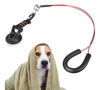 Dog Bath Tether - Adjustable Puppy Bathtub Restraint Leash with Buckle and Suction Cup | Pet Shower Supplies for Pet Lavatory, Pet Hospital, Grooming 19*6.5*8cm/7.5*2.5*3.1in