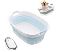 Dog Bath Tub, Multi-Functional Collapsible Pet Bathtub, Portable Washing Station for Small Dogs and Cats, Easy to Clean for Indoor and Outdoor Use