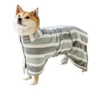 Dog Bathrobe Drying Towel, Breathable Fabric, X1, Absorbent Microfiber Dog Towel Robe, Quick Dry Pet Bathrobe With Adjustable Strap, Secure Straps, For Puppy, Cat, Rain, Home, Pool