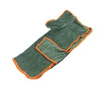 Dog Bathrobe, Pet Bathrobe Water Absorption Installed Quick-Drying to Keep Warm When Swimming (L)