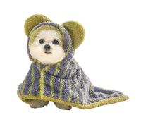 Dog Bathrobe - Soft Puppy Blanket - Absorbent Pet Bath Robe for Bathing, Swimming, Rain, Walks, Sleeping, Grooming, Home Living Rooms