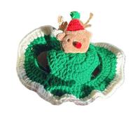 Dog Beanie Hat - Cute Soft Knitted Elk Photo Props | Christmas Cat Hat | for Party Holiday Outside Days Winter Children Kids Boys Girls Youth Teens Family Friends