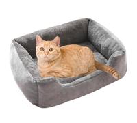 Dog Bed - 1.54 Pound Heavy Rectangular Nest Made of PP Cotton, Warming Couch Made of Soft Plush for Puppies, Soothing Pet Sofa, Crate Liner, Floor Mat for Dog Kennels, Relaxing