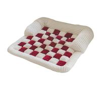 Dog Bed - 27.56 Inch Ultra Soft Flannel Pet Bed | Comfortable Padded Sleep Cushion - Non Slip Relaxation Beds for Dogs for Peaceful Sleep at Home