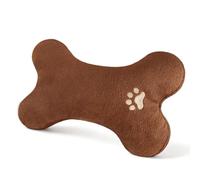 Dog Bed and Cushion - Washable and Soft, Bite Resistant, Plush Toy with Bone Shape for Indoor Cats, Indoors, Outdoors, Travel, Sleeping, Playing, All Breeds, Agresi Chewers