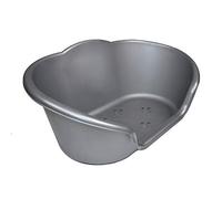 Dog bed basket pet cat puppy heavy duty re-usable plastic waterproof large silver