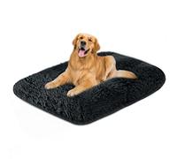 Dog Bed Crate Mattress - 36 Inch Fluffy Anti Anxiety Calming Pet Bed cushion - Washable Soft Plush Comfy Puppy Beds Padded Cat Mat Non Slip Bottom for Medium Large Dogs Pet