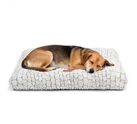 Dog Bed Crate Pad - Soft Fluffy Pet Cushion Mat Anti-Slip Comfy Kennel Pad for Crates