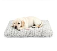 Dog Bed Crate Pad - Soft Fluffy Pet Cushion Mat Anti-Slip Comfy Kennel Pad for Crates